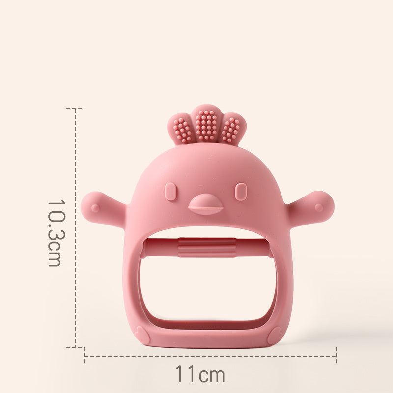 True Bub™ Birdy Soothing Glove - BPA Free Baby Grip Teething Mitten Toy