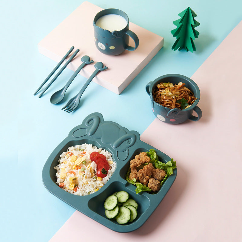 True Bub™ Dinosaur Wonder - Baby Tableware Children's Chopstick Dinnerware Set