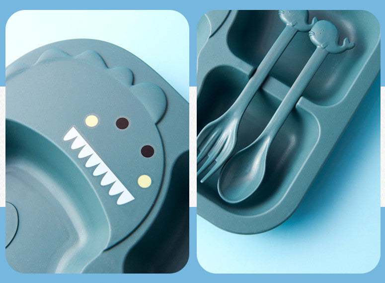 True Bub™ Dinosaur Wonder - Baby Tableware Children's Chopstick Dinnerware Set