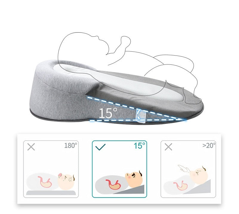 True Bub™ Anti Reflux Baby Slope Wedge Pillow