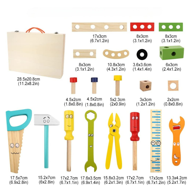 True Bub™ Crafter Pal - Wooden Tool Set