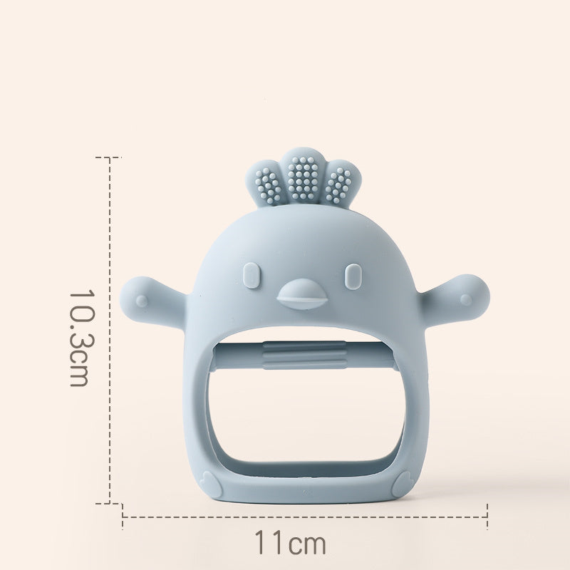 True Bub™ Food Grade BPA Free Twin Pack Birdy Soothing Glove - Grip Teething Mitten Toy