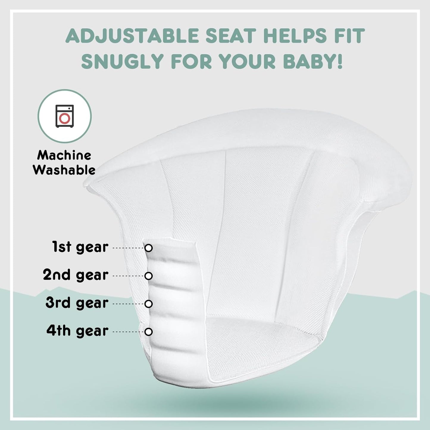 True Bub™ Grow With Me - Harpa Foldable Baby Walker with Adjustable Heights with Toddler Push Mode (Next Day Delivery Avail)