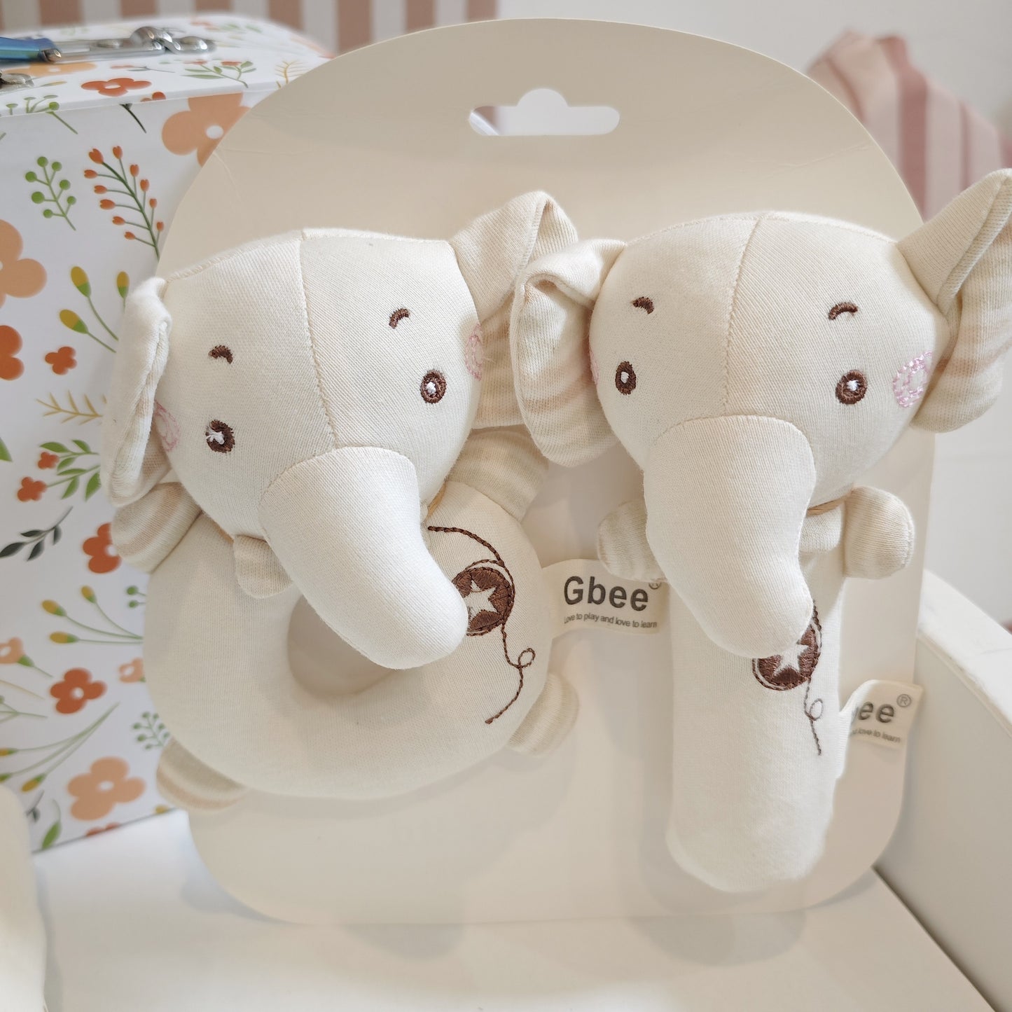 True Bub™ Elephant Baby Gift Set - Unique Baby Essentials Baby Shower Set