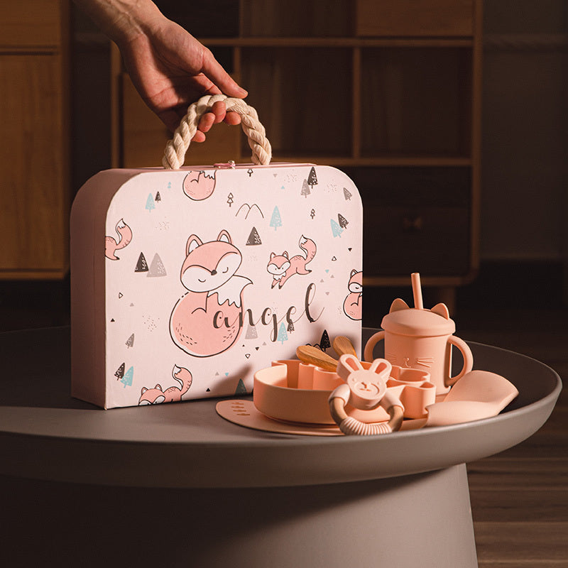 True Bub™ Bravo Baby - Silicone Tableware Gift Set with Storage Box