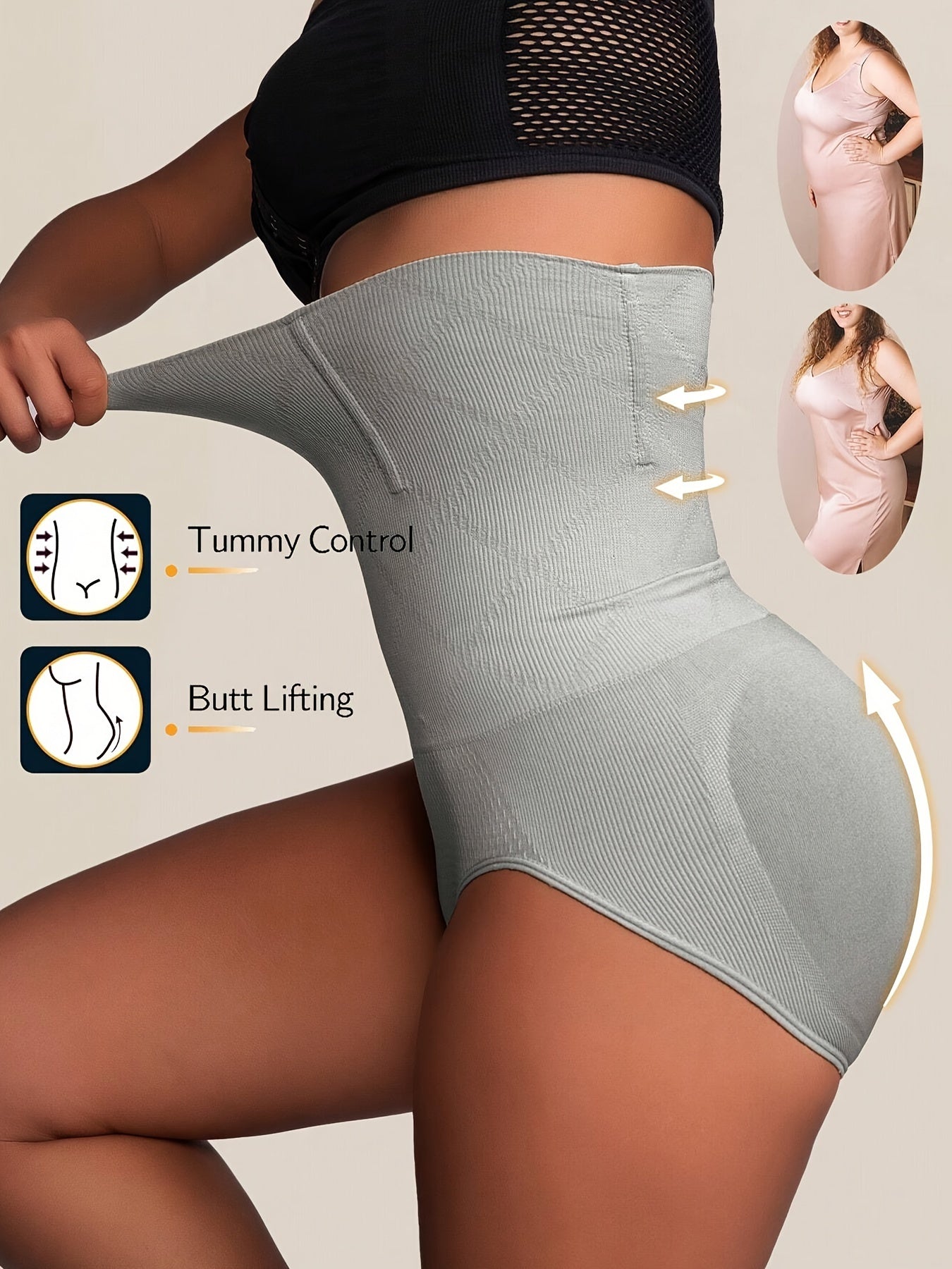 True Bub™ LuxeSculpt - High Waist Postpartum Shapewear Briefs Seamless