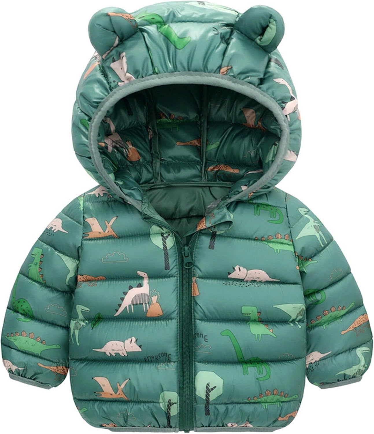 True Bub™ Winter Puffer Jacket Kids Thicken Warm Hooded Coat Lightweight Waterproof 0-4 Years