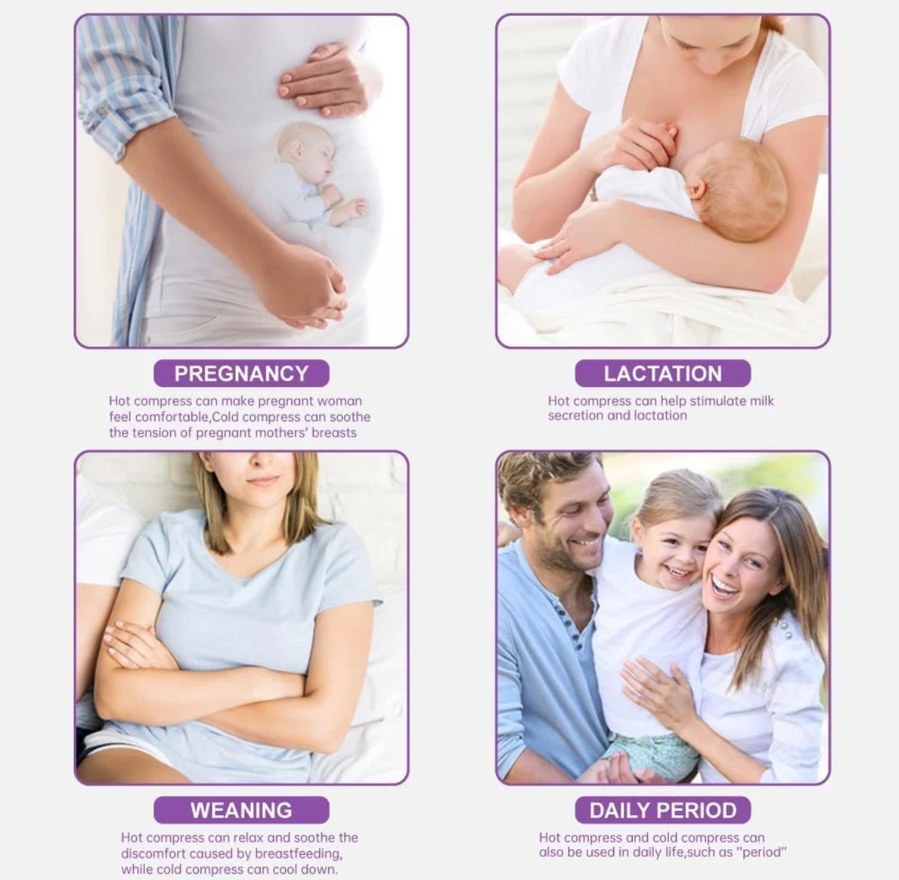 True Bub™ Soothe Gelly- Breast Ice Pack Breast Gel Pads Breastfeeding Essentials 2pk