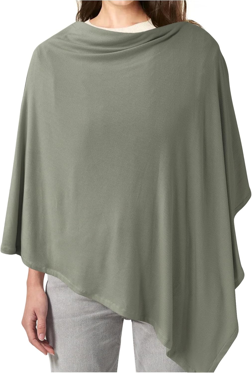 True Bub Konsy Knit Nursing Cover for Breastfeeding, Full Privacy Breathable Breastfeeding Cover, Multi-use Canopy