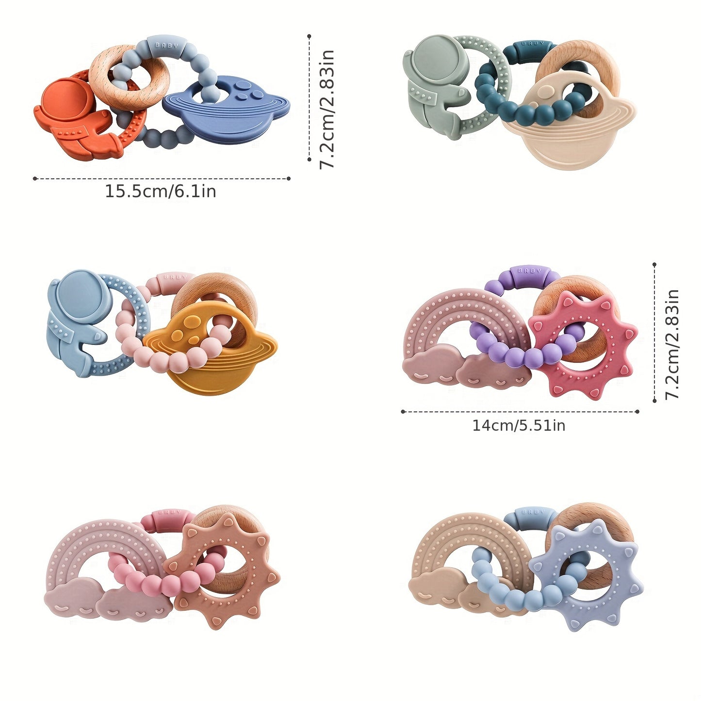 True Bub™ Galaxy Ring - Baby Sensory Toy Bundle