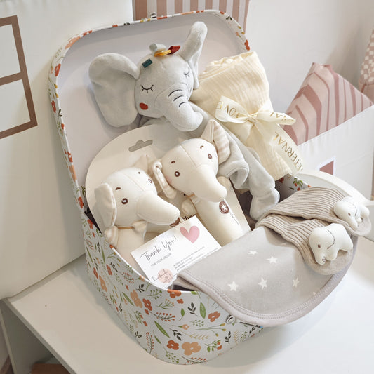 True Bub™ Elephant Baby Gift Set - Unique Baby Essentials Baby Shower Set