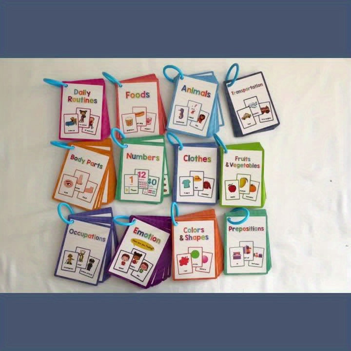 True Bub™ FlashTastic - Themed Educational Flash Cards 12pk