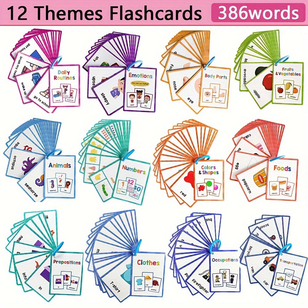 True Bub™ FlashTastic - Themed Educational Flash Cards 12pk