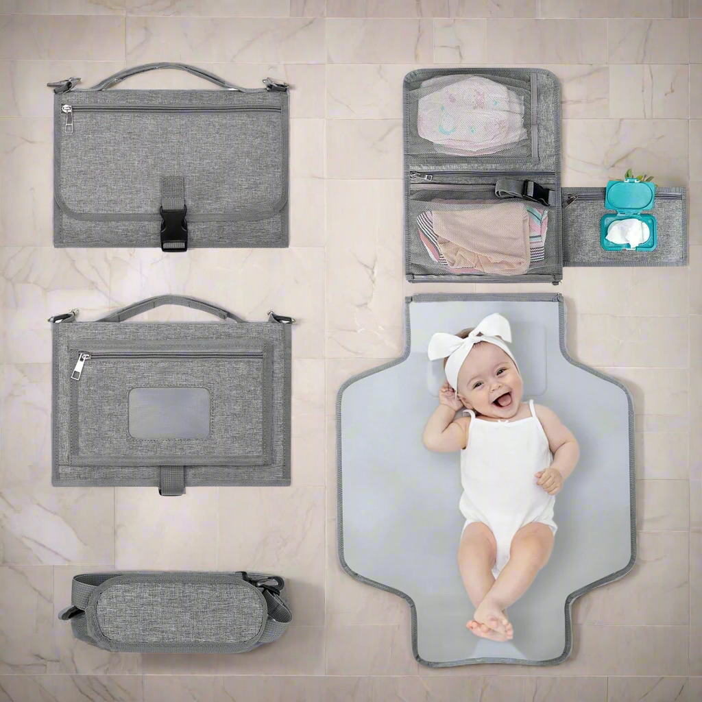 True Bub™ Porter Pad - Convenient Portable Nappy Change Foldout