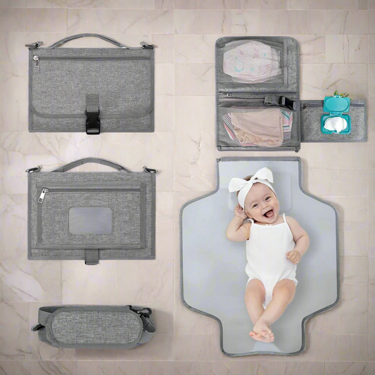 True Bub™ Porter Pad - Convenient Portable Nappy Change Foldout