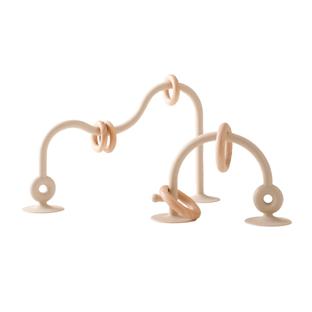 True Bub™ Food Grade BPA Free Silicone Educational Infant Montessori Teething Toy Track Maze