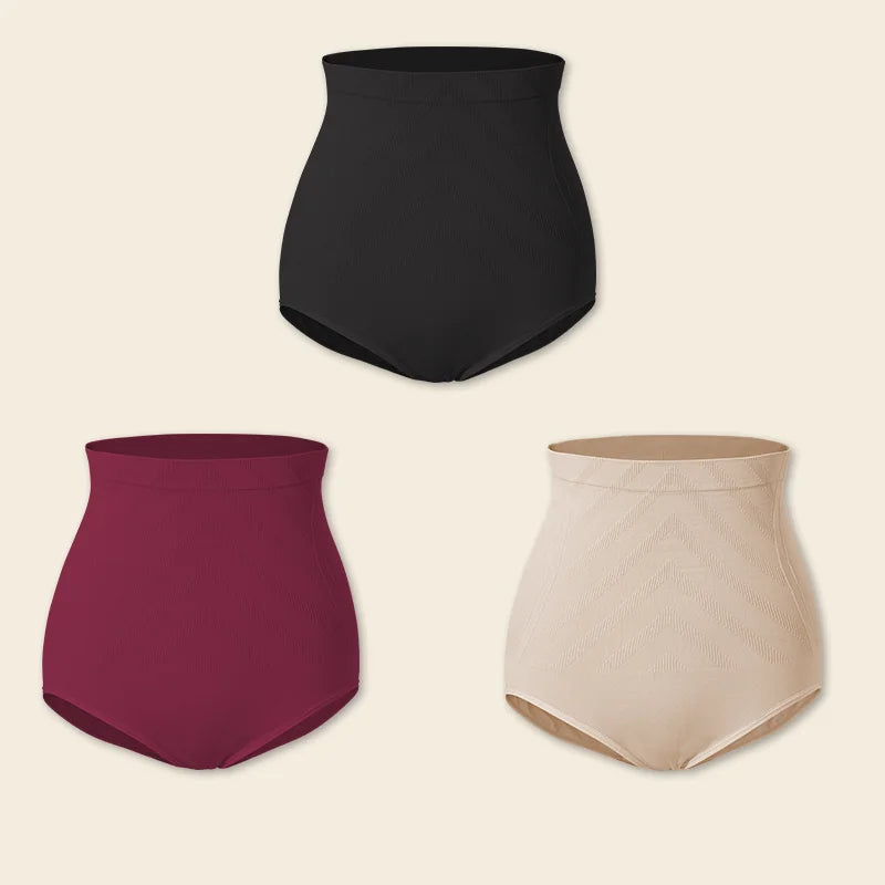 True Bub™ Slim Sculpt - High Waisted Postpartum Slimming Shape wear Briefs Seamless 3PCS