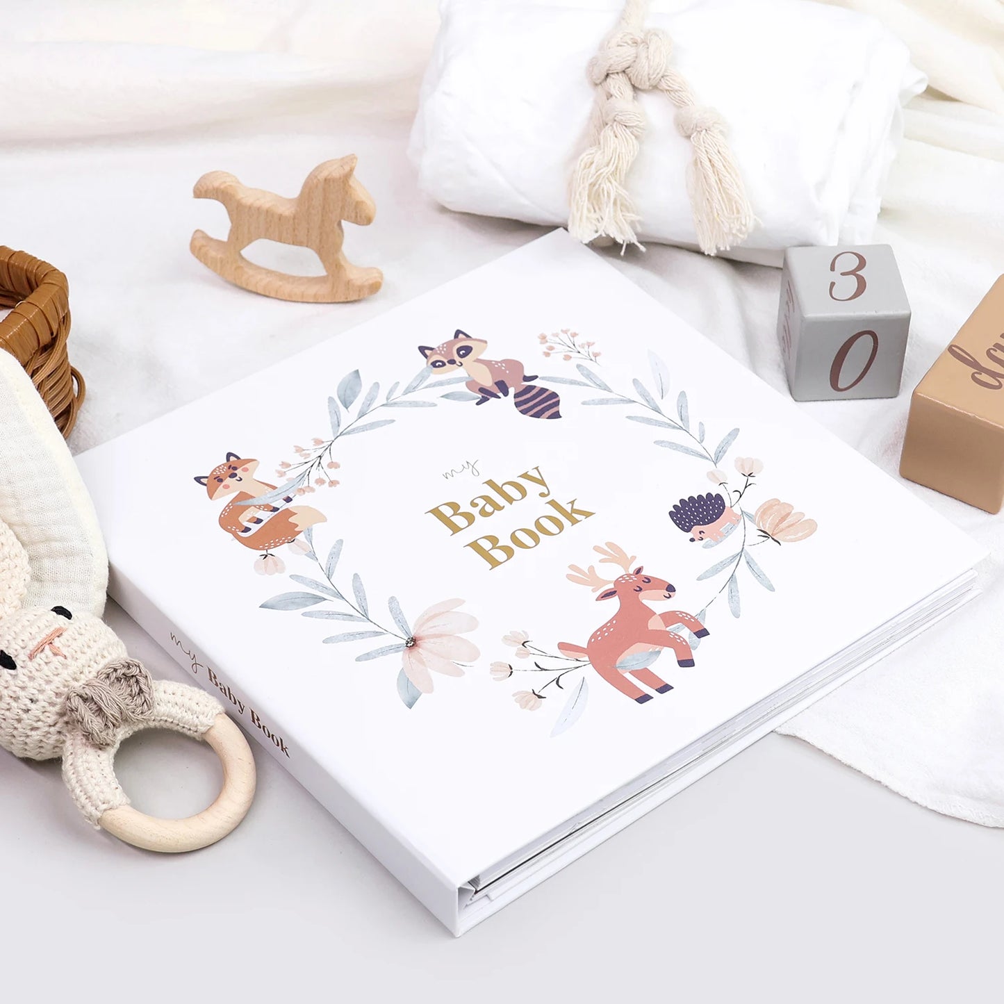 True Bub™ Baby Keepsake First Year Milestone Memory Book