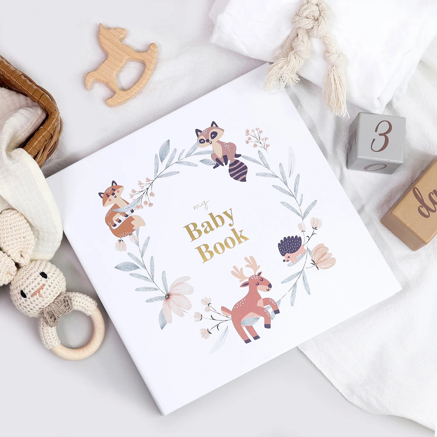 True Bub™ Baby Keepsake First Year Milestone Memory Book
