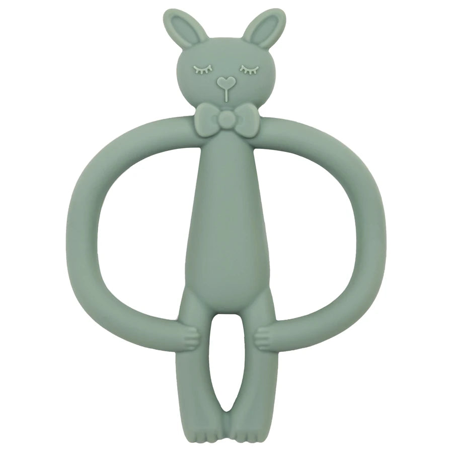 True Bub™ Food Grade BPA Free Elephant Bunny Oral Health Care Baby Teething Toy