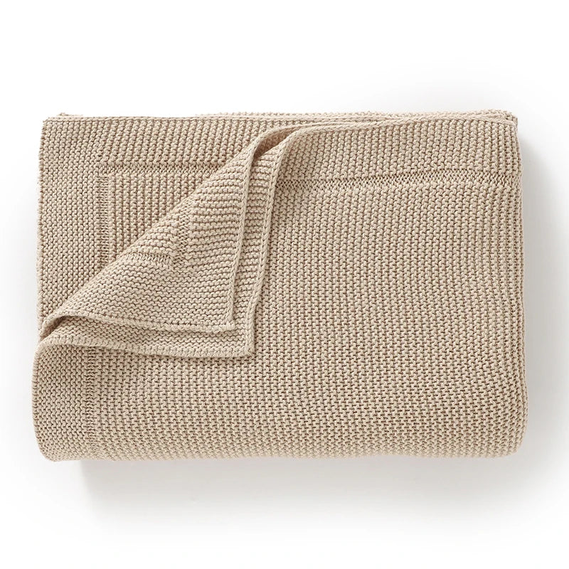 True Bub™ All Seasons Baby Blankets Multi Purpose Cotton Newborn Swaddle Wrap 100x80cm