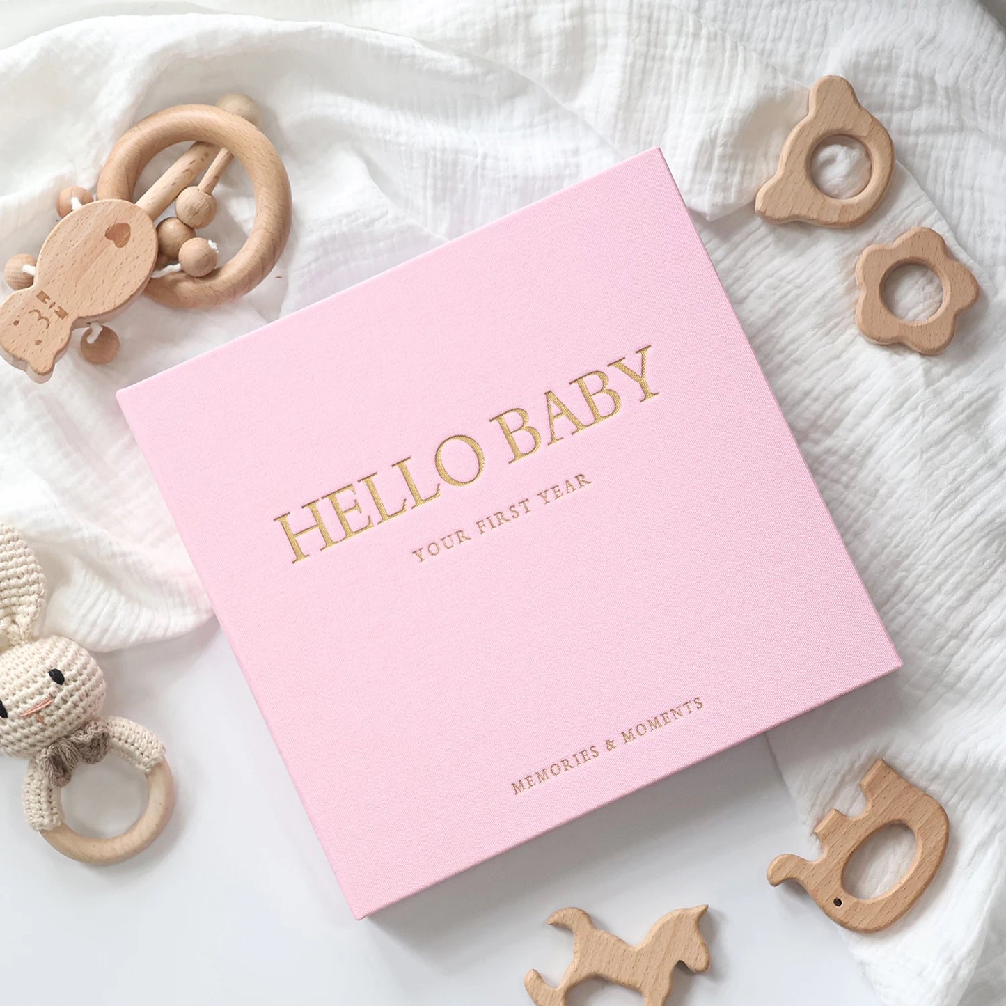 True Bub™ Baby Keepsake First Year Milestone Memory Book
