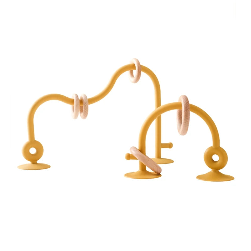 True Bub™ Food Grade BPA Free Silicone Educational Infant Montessori Teething Toy Track Maze