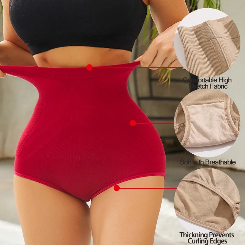 True Bub™ Slim Sculpt - High Waisted Postpartum Slimming Shape wear Briefs Seamless 3PCS