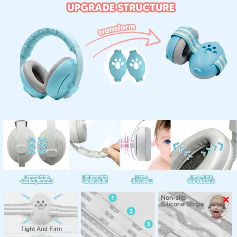 True Bub™ Muffy Baby - Noise Cancelling Earmuffs for Baby EssentialTravel Item