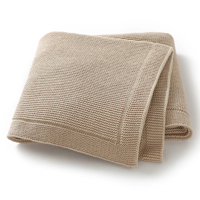 True Bub™ All Seasons Baby Blankets Multi Purpose Cotton Newborn Swaddle Wrap 100x80cm