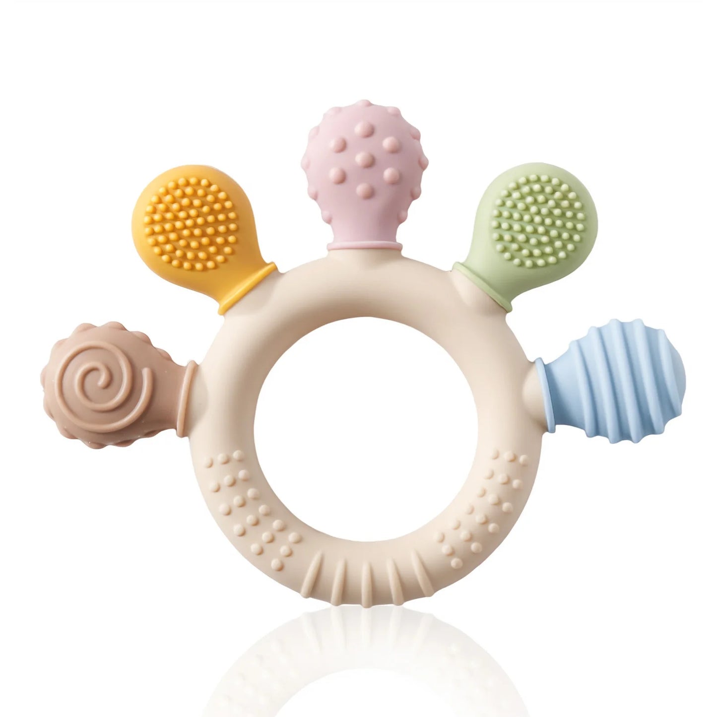 True Bub™ Food Grade BPA Free Silicone Educational Infant Montessori Teething Toy Track Maze