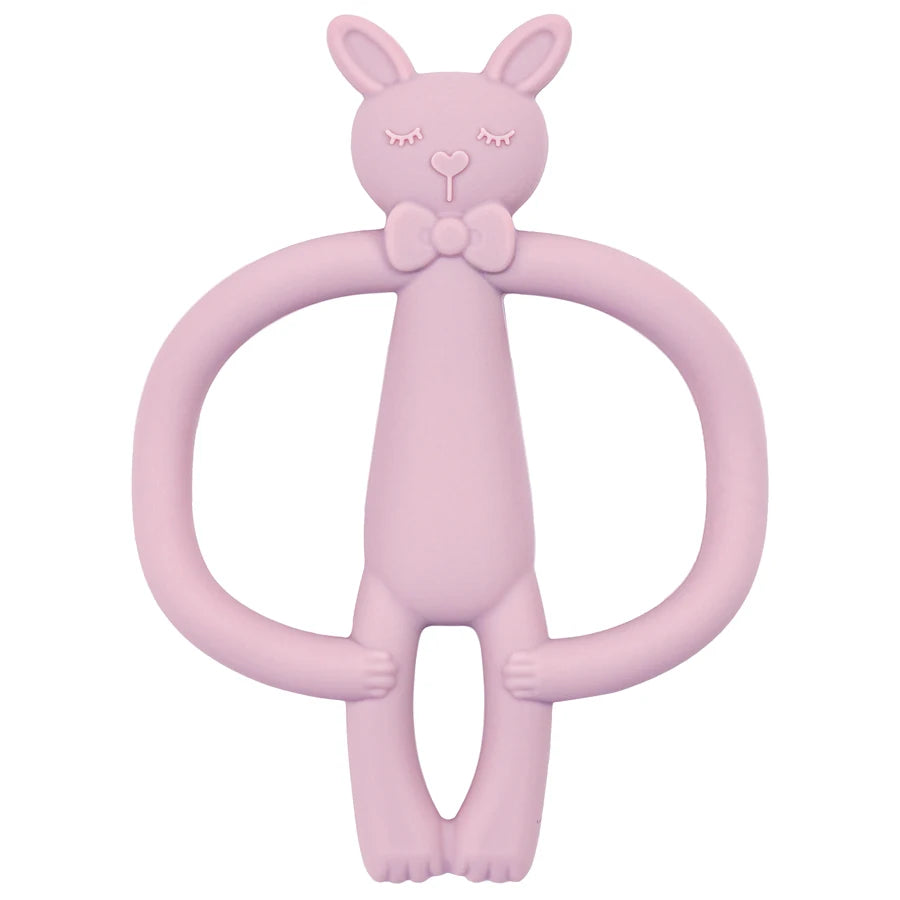 True Bub™ Food Grade BPA Free Elephant Bunny Oral Health Care Baby Teething Toy