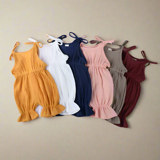 True Bub™ Summer Sleeveless Breathable Rompers Baby Jumpsuit 3-24M