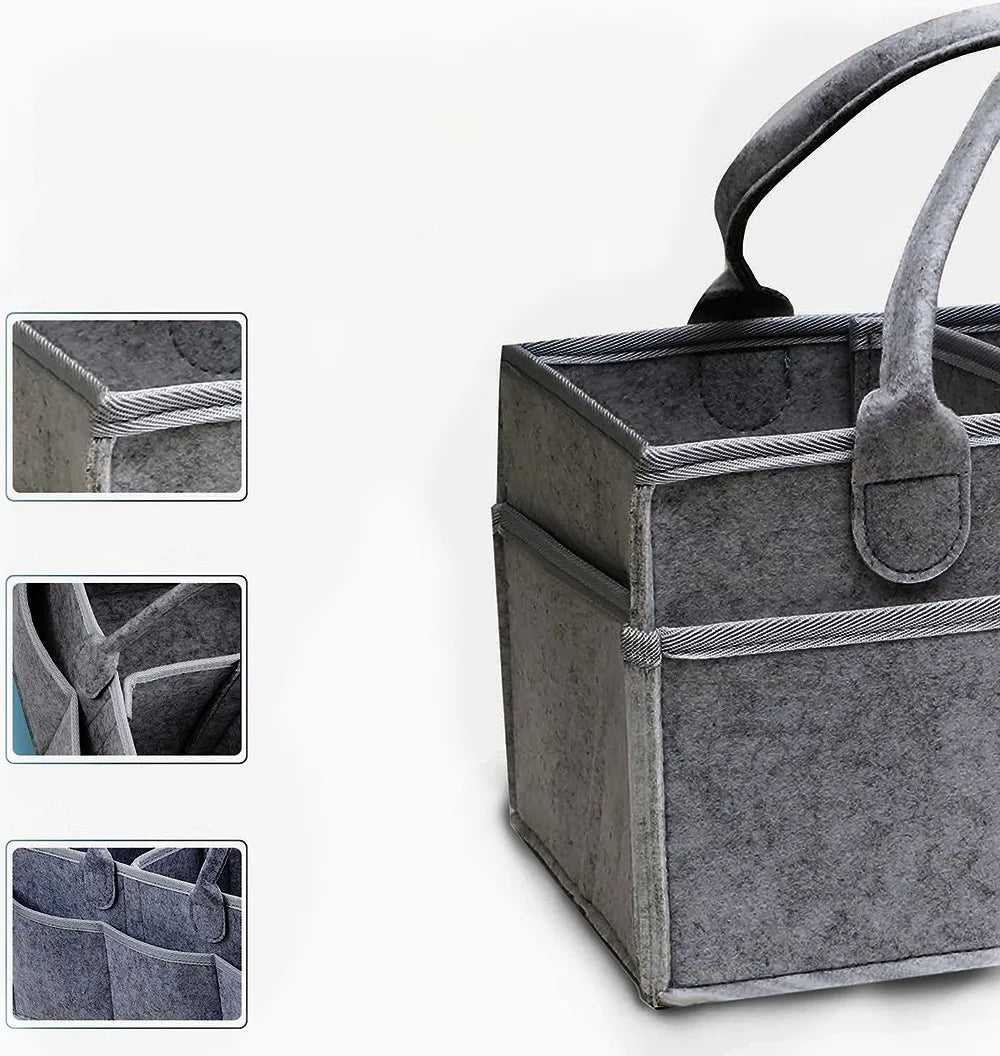 True Bub™ Nappy Caddy - Portable Organiser