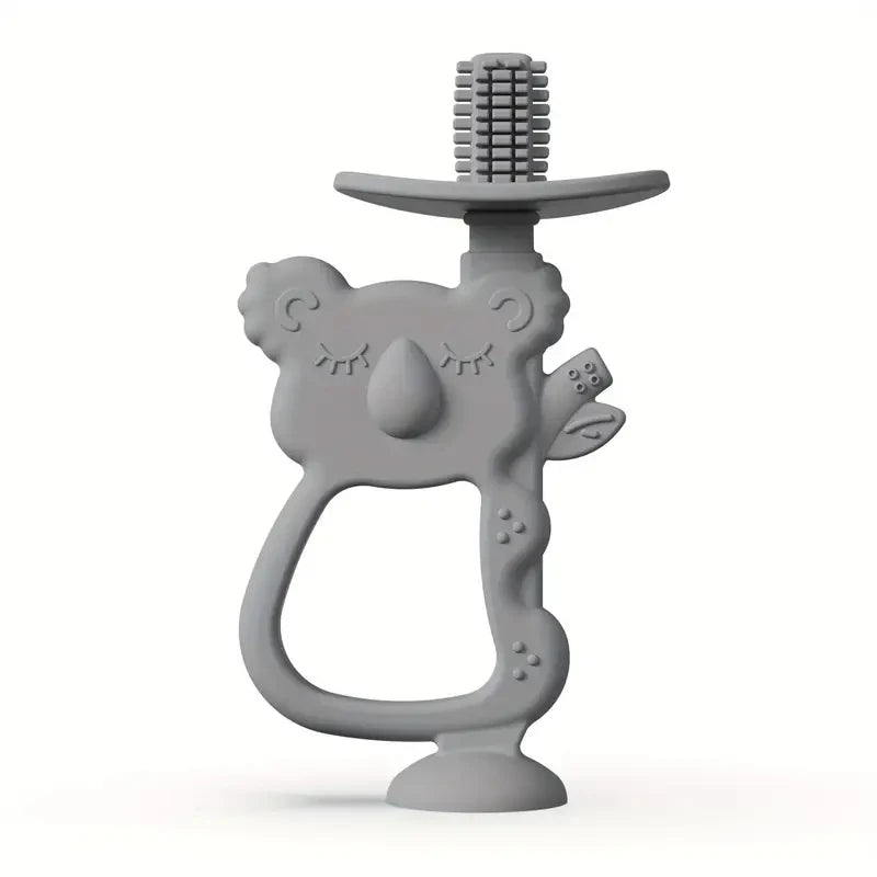 True Bub™ Koala Bear - Baby's First Oral Care Toothbrush BPA Free Silicone Teething Toy to Soothe Gums