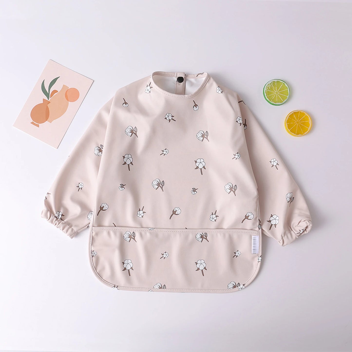 True Bub™ Baby Long Sleeve Waterproof Bib Art Smock Feeding Apron for Kids Toddler