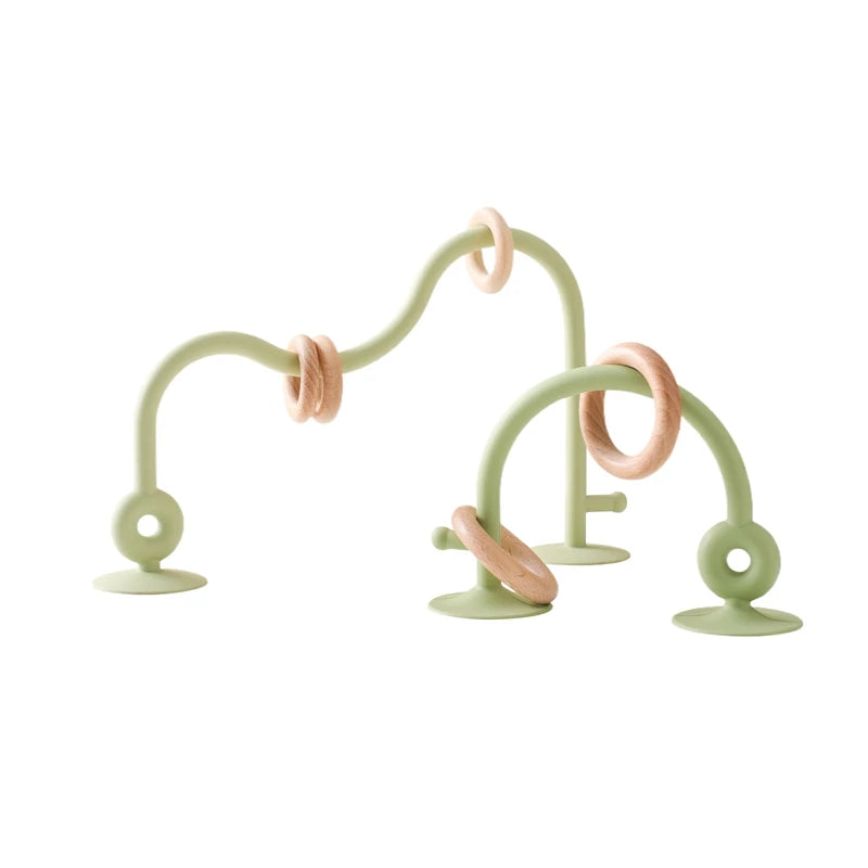 True Bub™ Food Grade BPA Free Silicone Educational Infant Montessori Teething Toy Track Maze