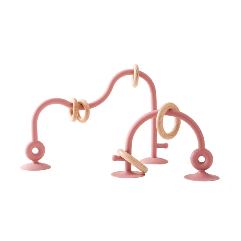 True Bub™ Food Grade BPA Free Silicone Educational Infant Montessori Teething Toy Track Maze