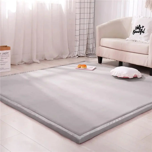 True Bub™ Tatami Velvet Fleece Rug – Luxury Thick, Warm, Anti-Slip Play Mat 3cm Thick