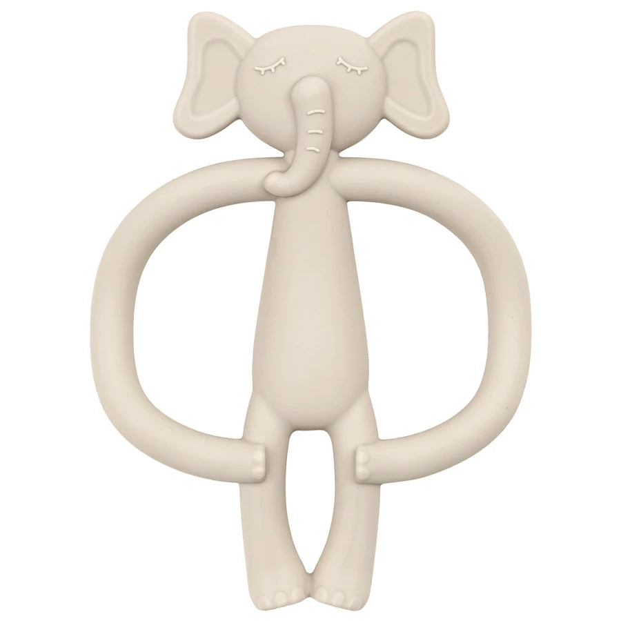 True Bub™ Food Grade BPA Free Elephant Bunny Oral Health Care Baby Teething Toy