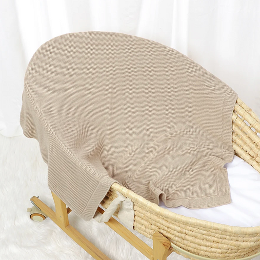 True Bub™ All Seasons Baby Blankets Multi Purpose Cotton Newborn Swaddle Wrap 100x80cm