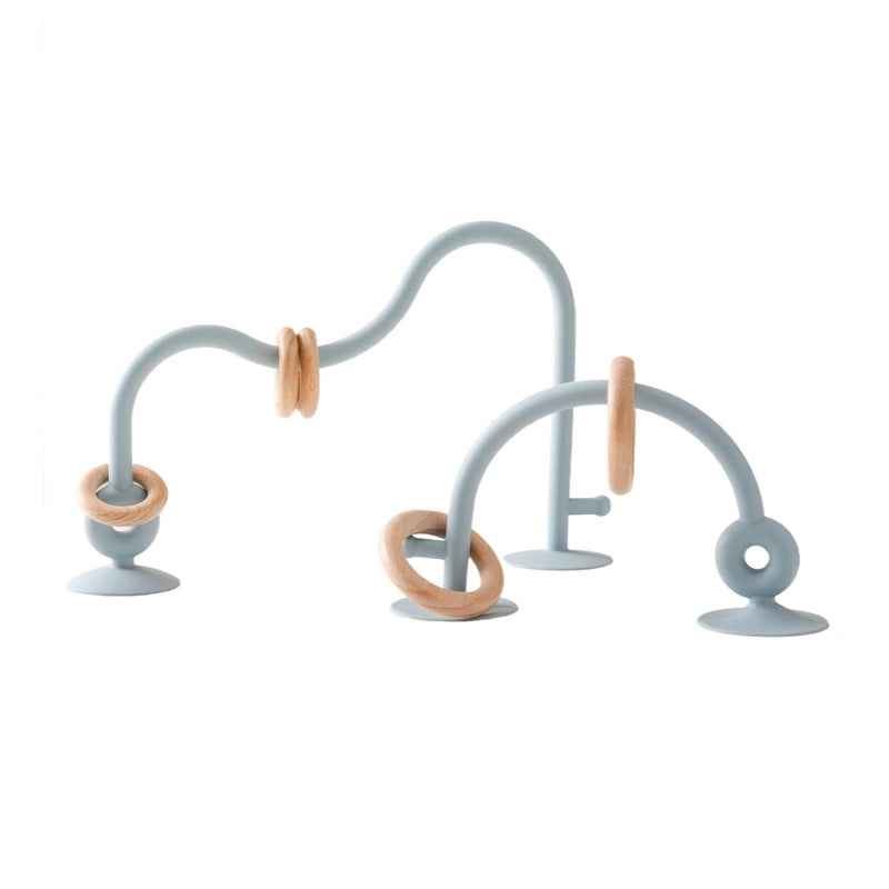 True Bub™ Food Grade BPA Free Silicone Educational Infant Montessori Teething Toy Track Maze