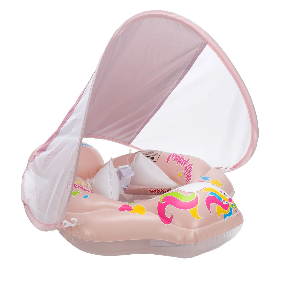 True Bub™ Baba Float - Baby Swim Floaty with Canopy Sun Protection