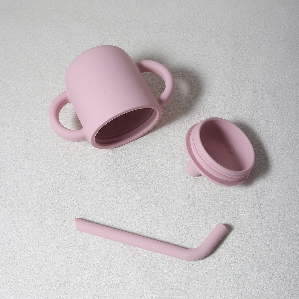 True Bub™ Starting Steading - BPA Free Silicone Baby Cutlery Set For Feeding, Baby Led Weaning and Solids 8pcspcs