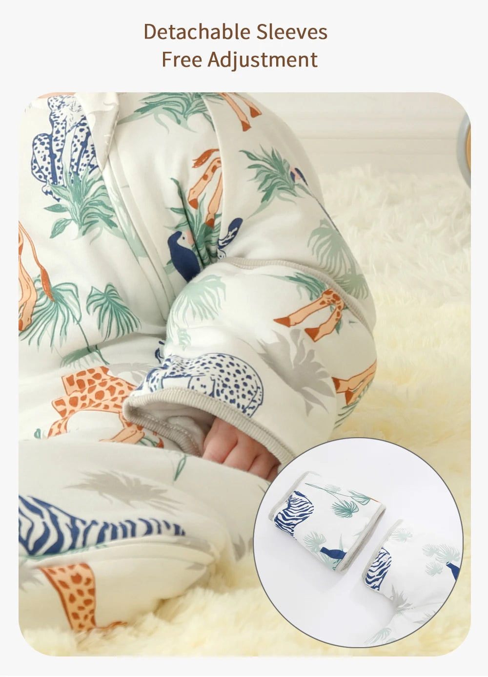 True Bub™ CozyNest - Warm Lined Sleeping Bags Autumn Winter 5-18M