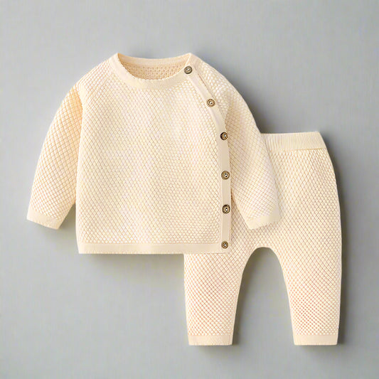 True Bub™ Cotton Baby Infant Knitted Sweater and Pants Sets