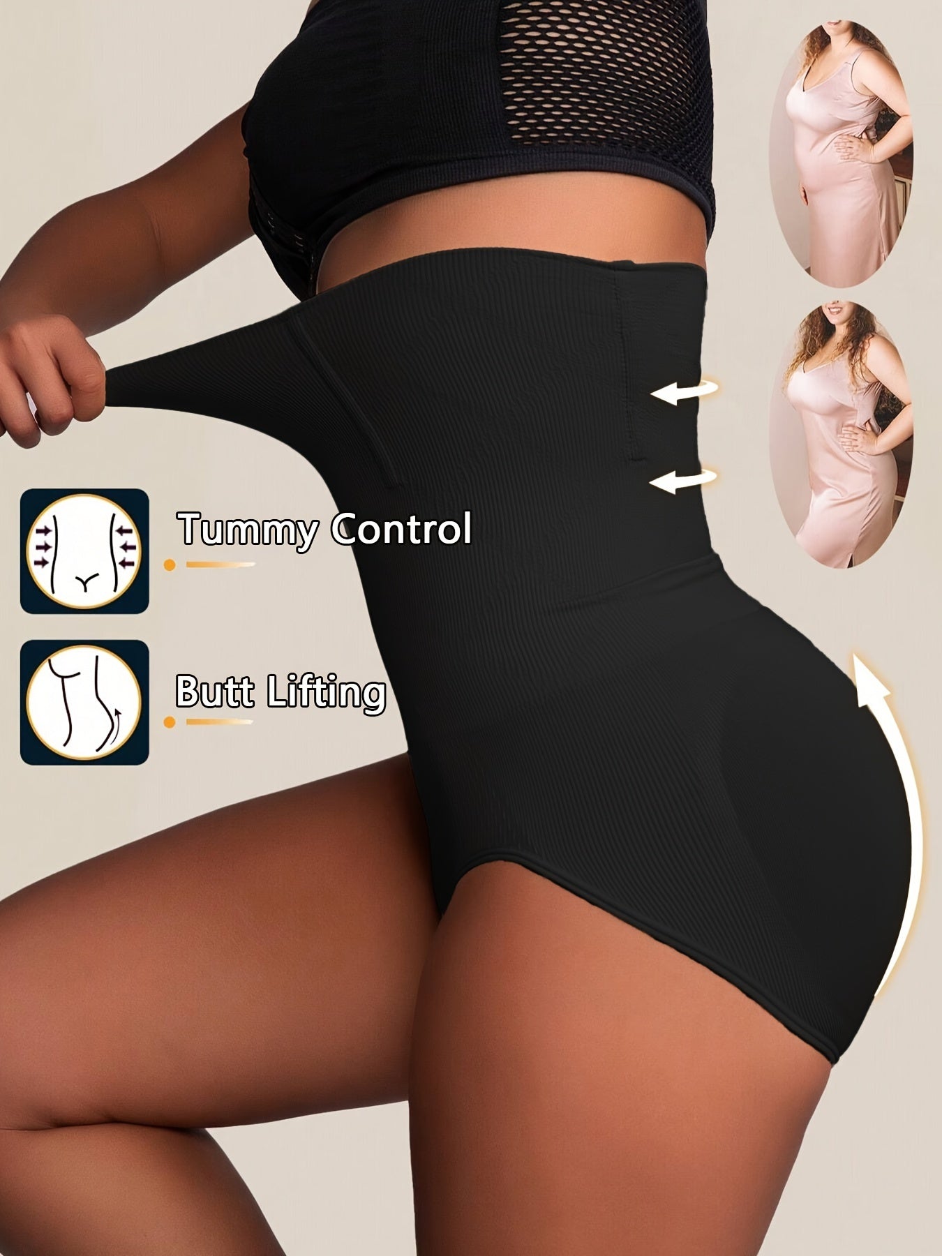 True Bub™ LuxeSculpt - High Waist Postpartum Shapewear Briefs Seamless