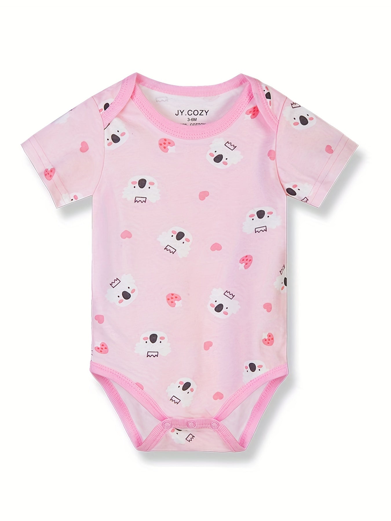 True Bub™ Essential Baby Cotton Set - Mixed Pink 5 Set