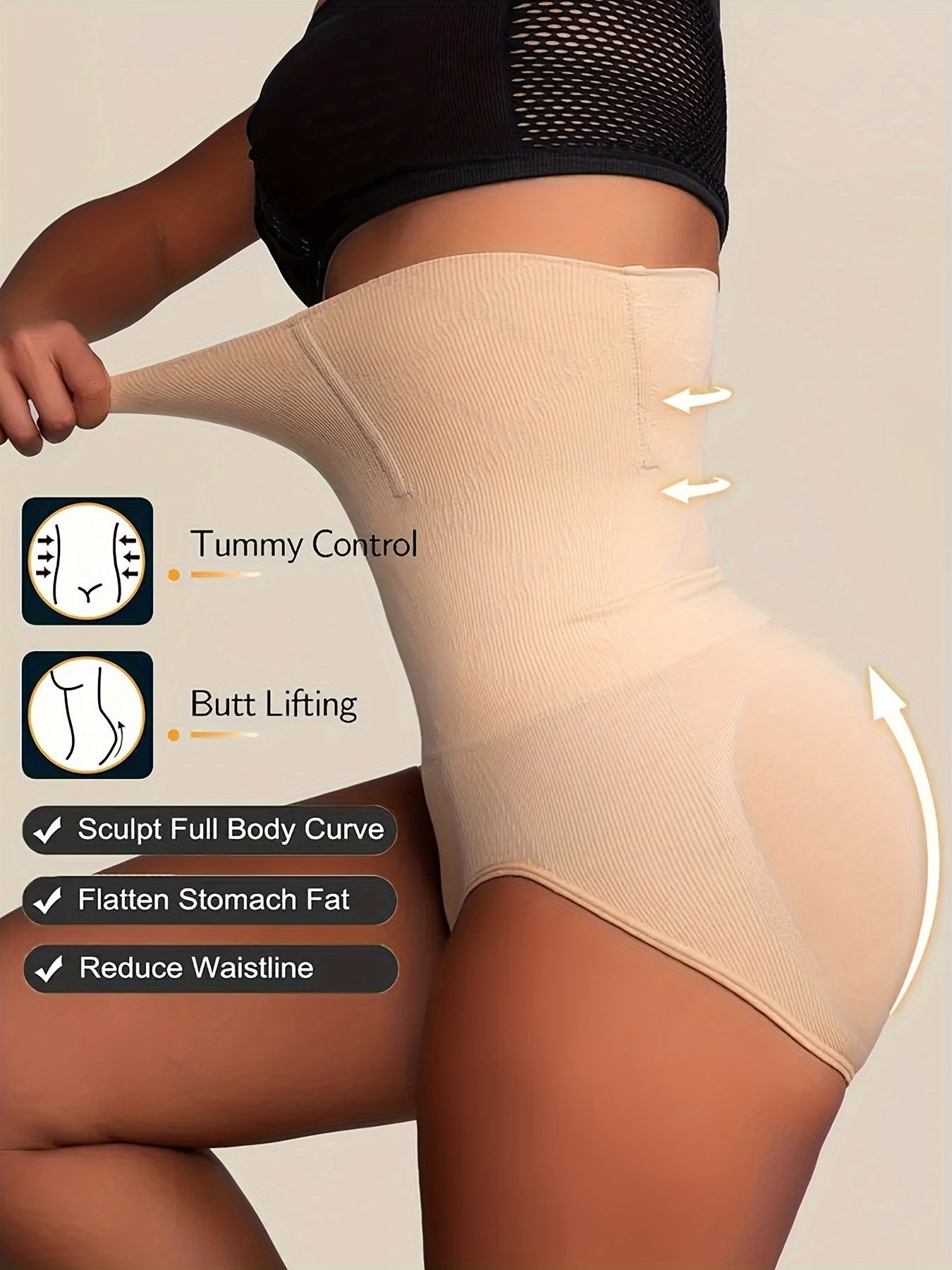 True Bub™ LuxeSculpt - High Waist Postpartum Shapewear Briefs Seamless