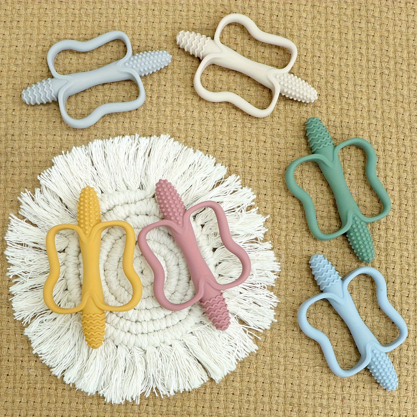 True Bub™ Grippy Pal - Food Grade Silicone Teething Toy